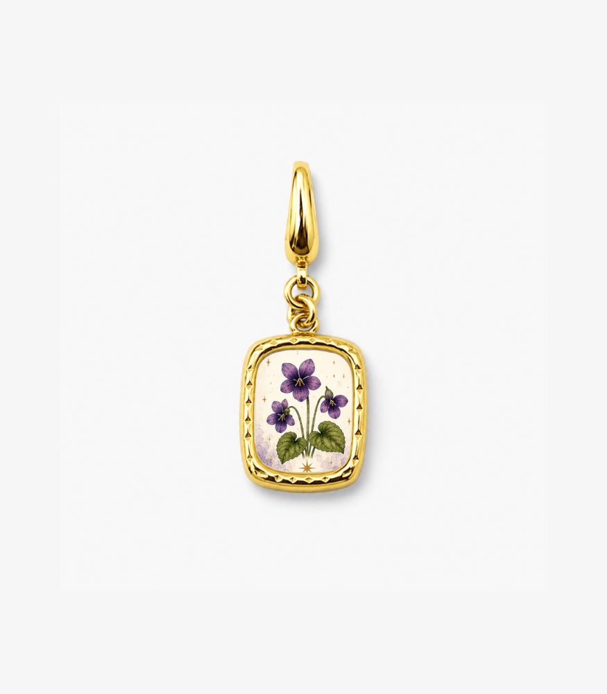 Birth Flower Charm