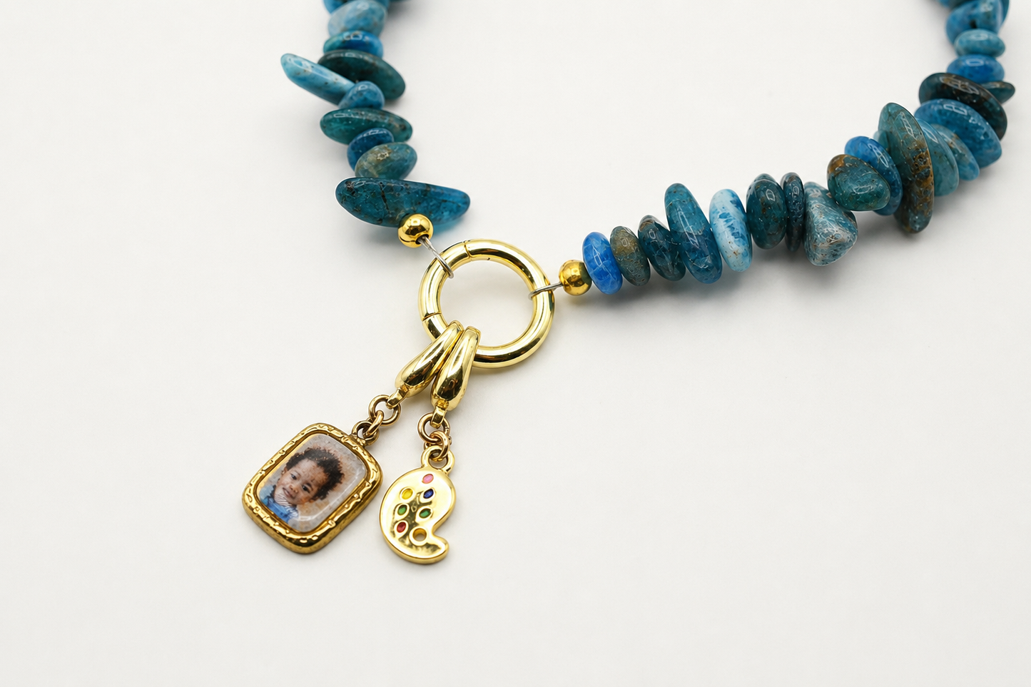 Apatite Circle Bracelet