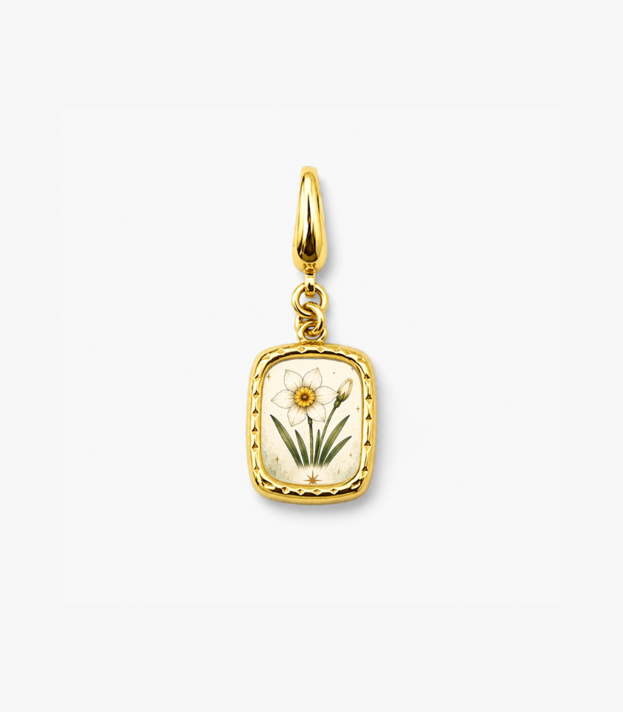 Birth Flower Charm