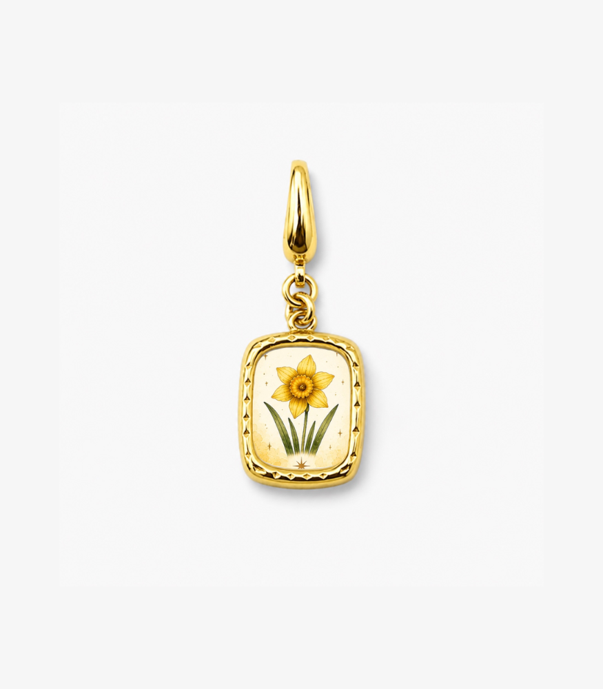Birth Flower Charm