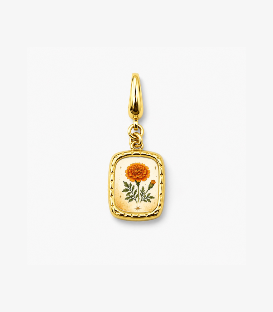 Birth Flower Charm